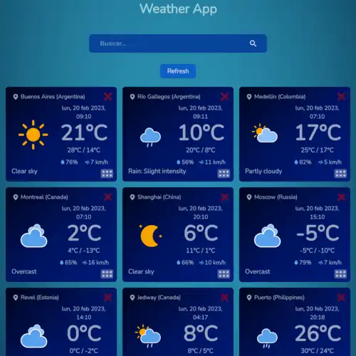 Imagen de proyecto Weather App